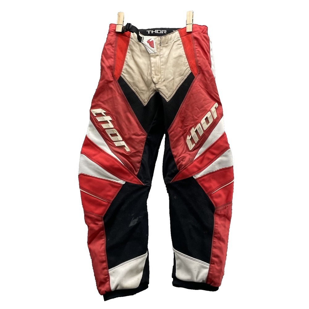 Thor Mx Phase Racing Pants Men's 28 Padded Biker Motorcross Off Road‎ Sportswear